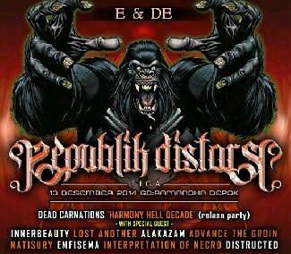 DapurLetter_'s tweet photo. Hari ini @DEADCARNATIONS Launching #Harmony_Hell_Decade @innerbeautyband @AdvanceTheGroin @lostanother dll http://t.co/wT0Y7ex91T