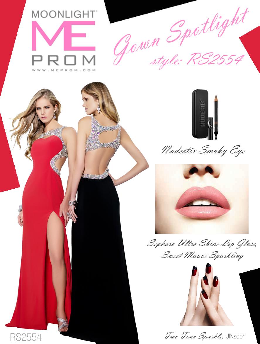 Me_Prom's tweet image. Style Spotlight: RS2554! #PROM #Prom2015 #Prom2k15 #Jersey #Red #Black