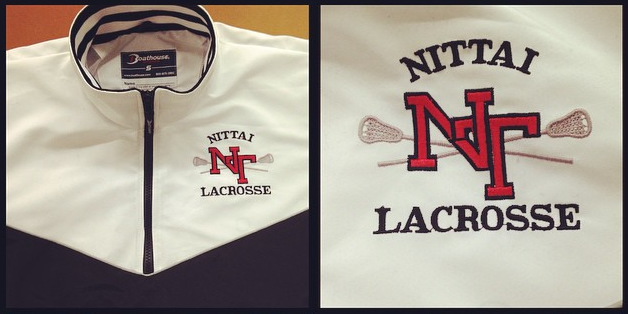 BoathouseSports's tweet photo. #CustomJerseys for #NittaiLacrosse with embroidered logo #customouterwear #lacrosse http://t.co/eggwQaNS3e