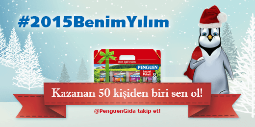 PenguenGida's tweet photo. Bu tweeti RT edip, #2015BenimYılım etiketi ile tweet at, çekilişle Lezzet Paketi kazanacak 50 şanslı kişiden biri ol! http://t.co/biutpROOvt