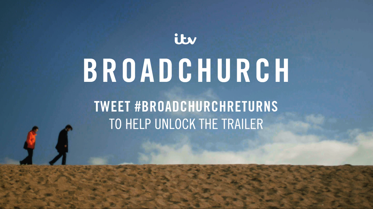 Tweet #BroadchurchReturns to help unlock the trailer &amp; be the first to see it. Check <a href="/ITV/">ITV</a> for updates through the day