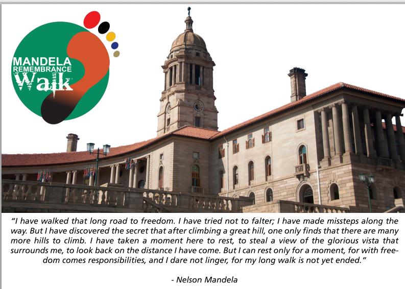 lead_sa's tweet image. #LeadSADiary Deadline for Saturday's Nelson Mandela Remembrance Walk entries extended: bit.ly/163Fc1W