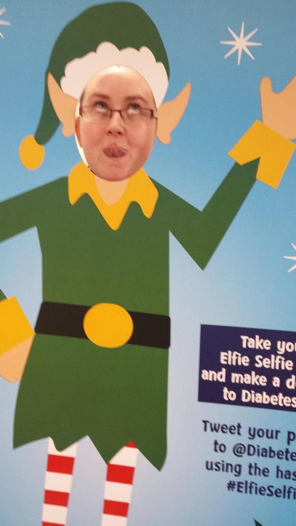 PaulaColbourne's tweet photo. #ElfieSelfie #Tesco #diabetesuk http://t.co/HN5Fhu3zoO