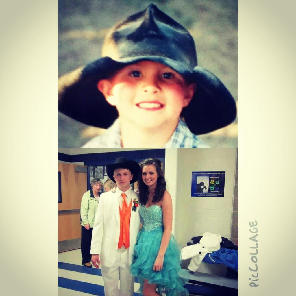 JohnathonBenne2's tweet photo. #Transformation_tuesday #look_the_same #little_john  #6years_old  #senior_prom #bestie @sadiewyse http://t.co/bn2bRhM0fL