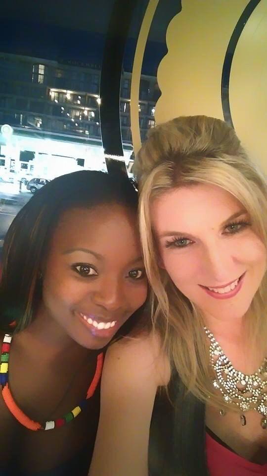 LadyNam_BM's tweet photo. Selfie moments with @FashionJazz at the #ColdPressCT launch! Lovely evening @MarinaNestel http://t.co/eij3cxwKSc