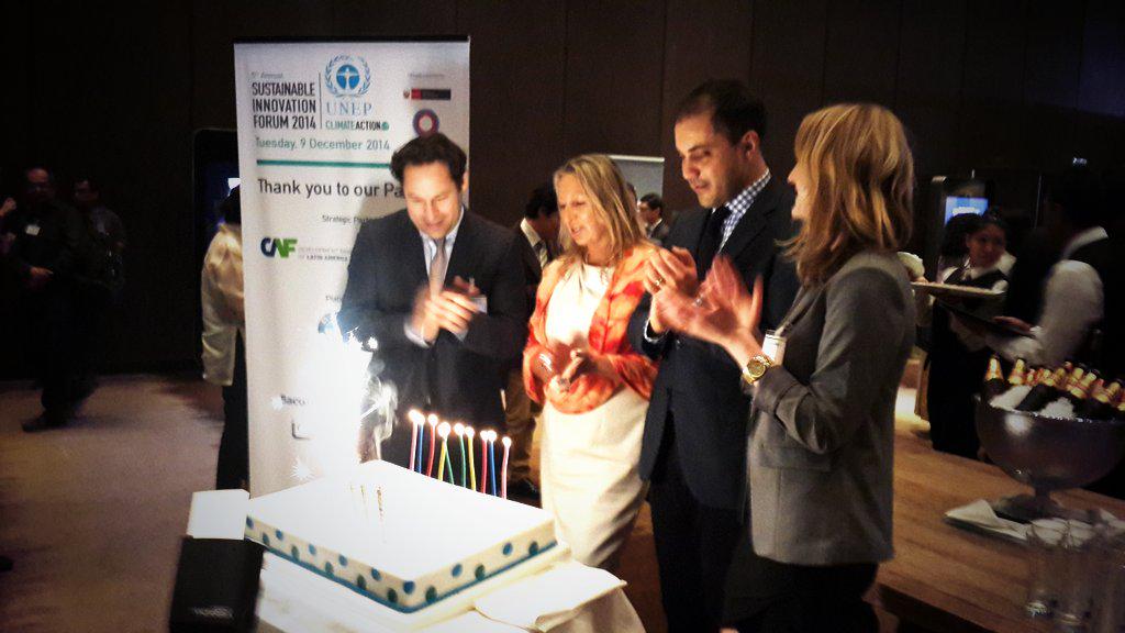 MateoLedesmaB's tweet photo. Congratulations #SIF14 @Climate_Action_ @UNEP @claireypoole http://t.co/lDjNhiwblq