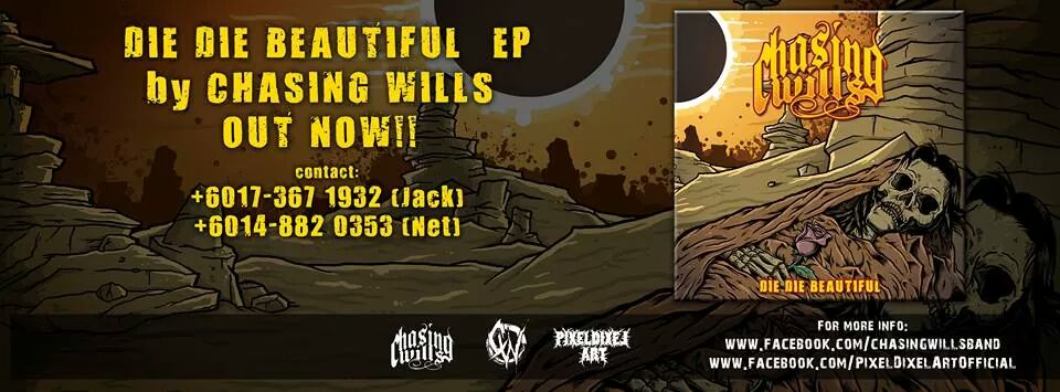 Whats up guys?! Kindly inform that our first EP "die die beautiful" is out now!!! Grab it fast guys!!! \m/