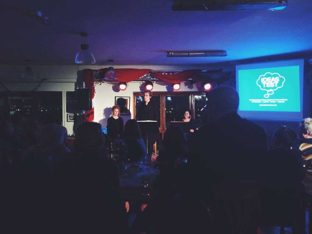 IdeasTest's tweet photo. Community Catalyst &amp; brilliant singer @operaactivist performed to open our #ideastesting event @SunPierHouse http://t.co/8Xu36TBGrv