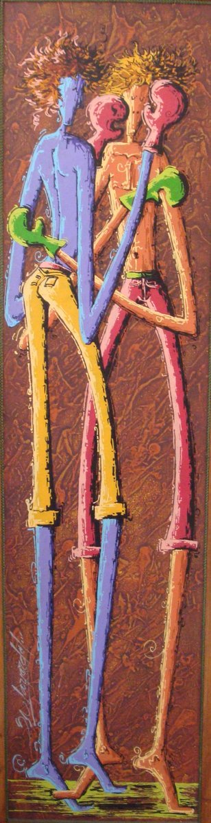 ArteAutopista's tweet image. #JoseAlfredoLaverde y sus figuras #skinny #boxing #color #contrast #boxeo #flacos #anorexxis #arte #pintura #artist