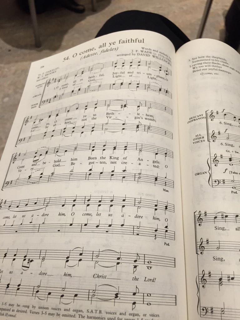 En nu is het kerstrepertoire aan de beurt! Wij zijn er bij, op 20-12 in de Hooglandse kerk, kerstconcert van <a href="/BplusC/">BplusC</a>