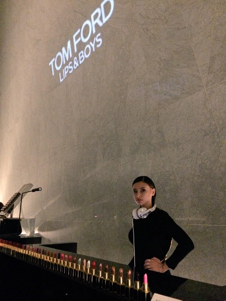 Djing for @Tom_Ford tonight <a href="/TomoakiKurata89/">☦☮♏️☯</a> <a href="/Jakkidoodles/">Jakki Jones</a> @AGENTNWELLER #lips&amp;boys