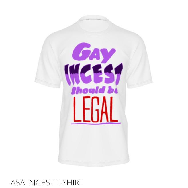 Gay incest should be legal. http://t.co/yyjxV0TY0Z #shopASA #AsaAkira http://t.co/x7B7HnTrnb