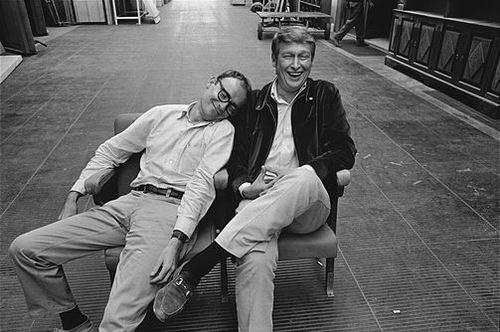 Great pals & incomparable collaborators. Happy Birthday to Buck!Buck Henry & Mike Nichols. 