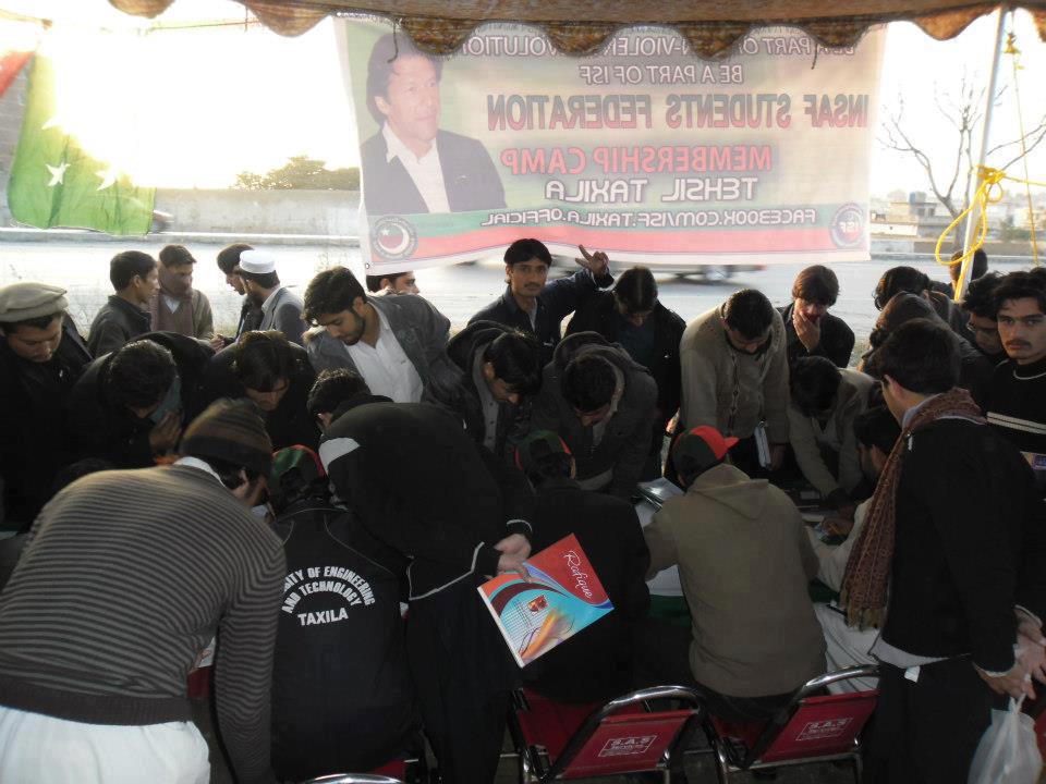 shahbazrajapti's tweet photo. ISF mmbrshp cmp infrnt of swedish college taxla 2 years ago by ISF Taxila #ProudOfISF @tayyabanwar82 @ZubairChoudary http://t.co/fbiXV5u60b