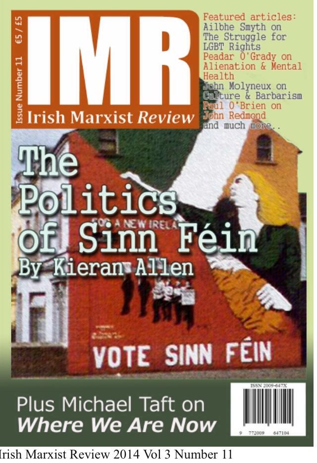 IrishMarxistRev's tweet photo. VOL 3, NO 11 (2014): IRISH MARXIST REVIEW now online and fully free. 
http://t.co/r7dPwxw5fo http://t.co/t9KvG5gwzX