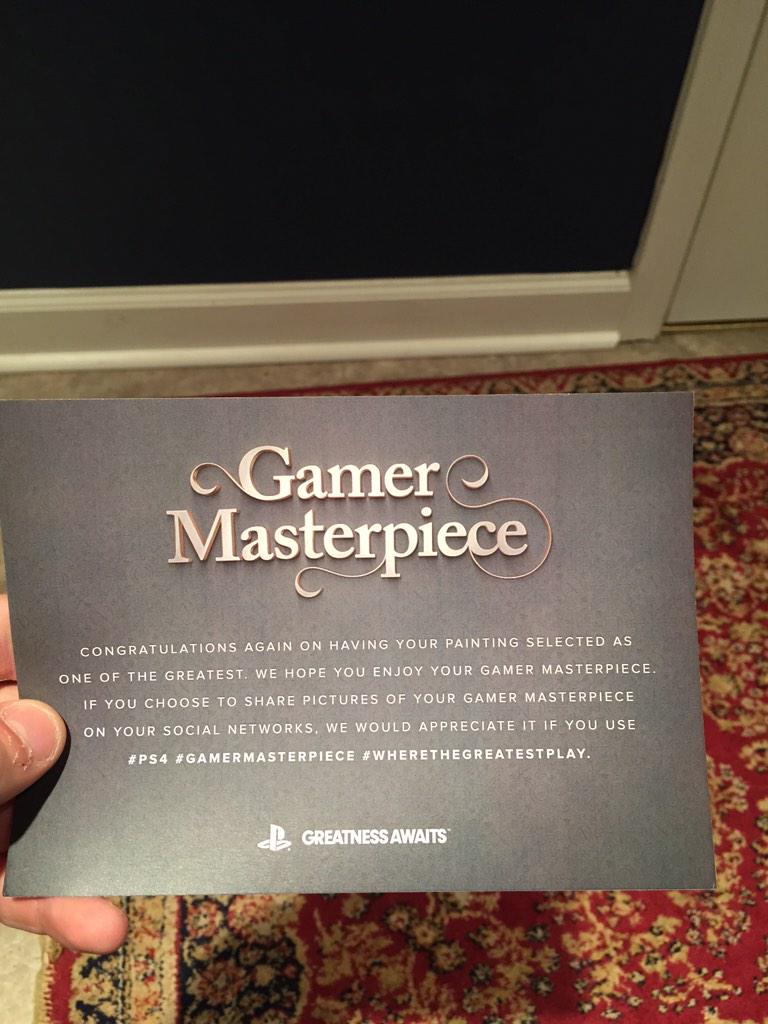calebSn_'s tweet photo. THANKS @PlayStation !! π #PS4 #gamermasterpiece #wherethegreatestplay http://t.co/JQygea0AHW