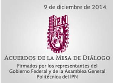 DOF_SEGOB's tweet photo. Acuerdos-mesa de diálogo suscritos por el Gobierno Federal y la Asamblea General Politécnica http://t.co/IPY2KS6IFr http://t.co/MUvV9qQytH