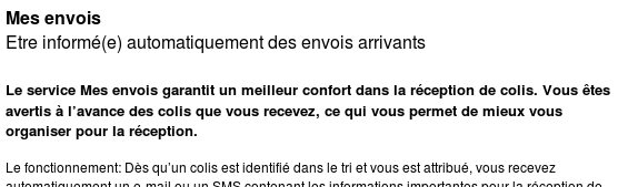 Possible d'être averti par la Poste de l'arrivée de vos colis... de fondue ou autre ! post.ch/fr/post-empfan…