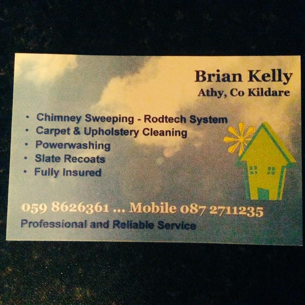 Time running out to get chimneys cleaned before Santa comes..please share...phone Brian 087 2711235