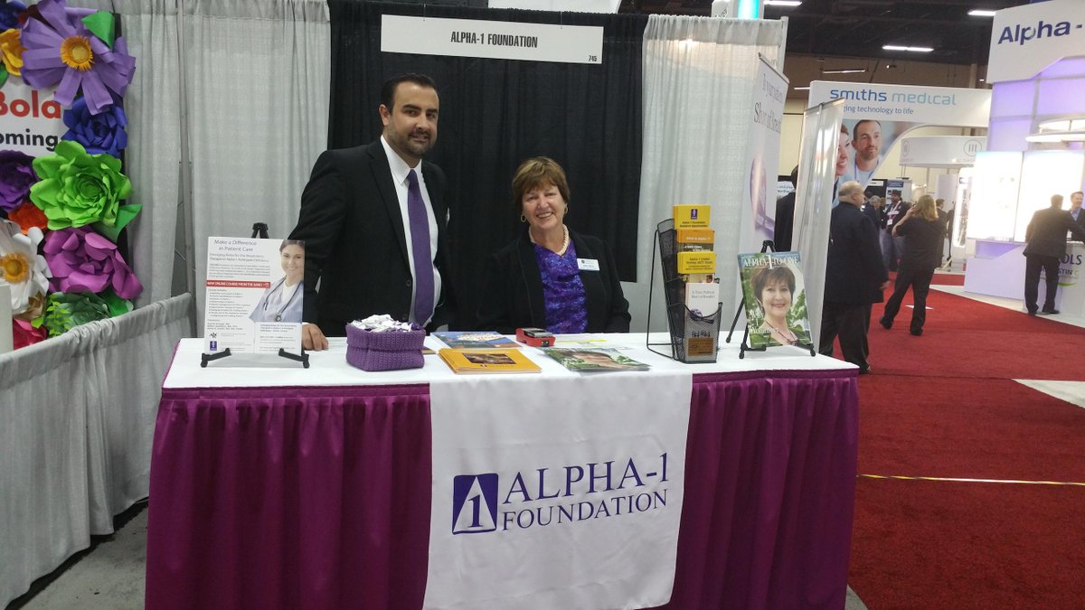 AlphaFriend's tweet photo. Stop by our booth at #aarc14 and meet David and Kathy, learn about Alpha-1! @aarc_tweets http://t.co/Ep1PFj2bJz