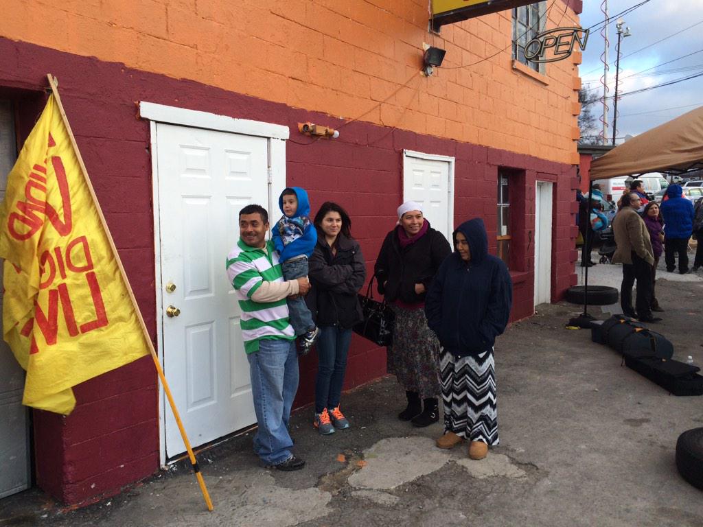 RT <a href="/tamburintweets/">Adam Tamburin</a>: Megan Sanchez and family support POTUS, said policies will "keep our family together." #ObamaTN