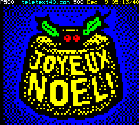 Teletext40's tweet photo. Teletext40's #adventcalendar is already up to day 9. Still over 3 weeks of designs to come! http://t.co/sAurFa9MLD http://t.co/nCLXbVldcS