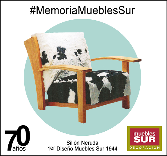 Muebles_Sur's tweet photo. Sabías q #MueblesSur cumple70años y su 1er diseño fue para #Neruda? Sube tu historia y sé parte de #MemoriaMueblesSur http://t.co/eMJMQhIUcR
