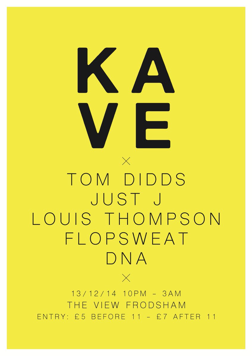 tomdids's tweet photo. Really looking forward to hosting the Kave this weekend alongside @JayWhittyy  and many more... @Kave_Events http://t.co/zILz3AX11m