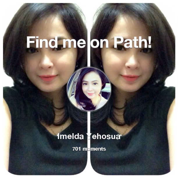 ImelMeldha's tweet photo. I've shared 701 memories with my friends on #Path - see them now at http://t.co/SkmI0PSBOn! #thepersonalnetwork http://t.co/N8Ckp87S9J