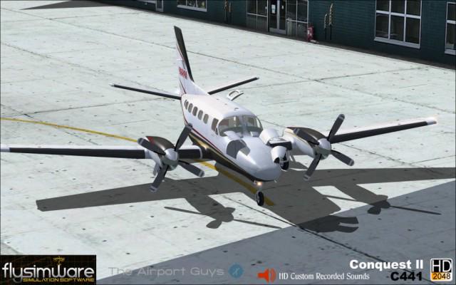 simflight's tweet image. simFlight: #Flysimware - #Cessna 441 Conquest II - #FSX #News #Prepar3D #SimMarket #441ConquestII #Turboprop