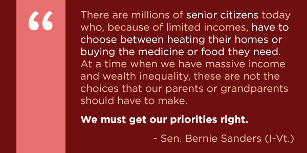 SenSanders's tweet photo. We must get our priorities right. http://t.co/zQ6Te8uds3