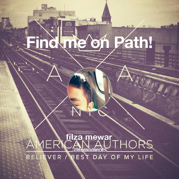 filza00's tweet photo. I've shared 396 memories with my friends on #Path - see them now at http://t.co/oNisdUSJ65! #thepersonalnetwork http://t.co/PrVI4iszsL