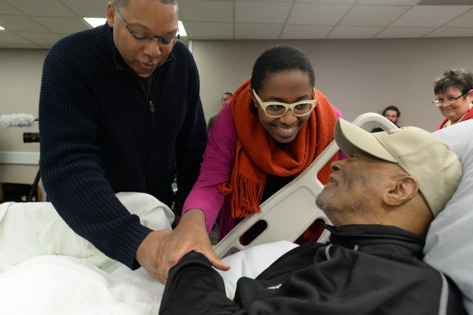 jazzdotorg's tweet image. Yesterday, the #jazzatlincolncenterorchestra visited #jazz legend Clark Terry and wished him a happy 94th birthday