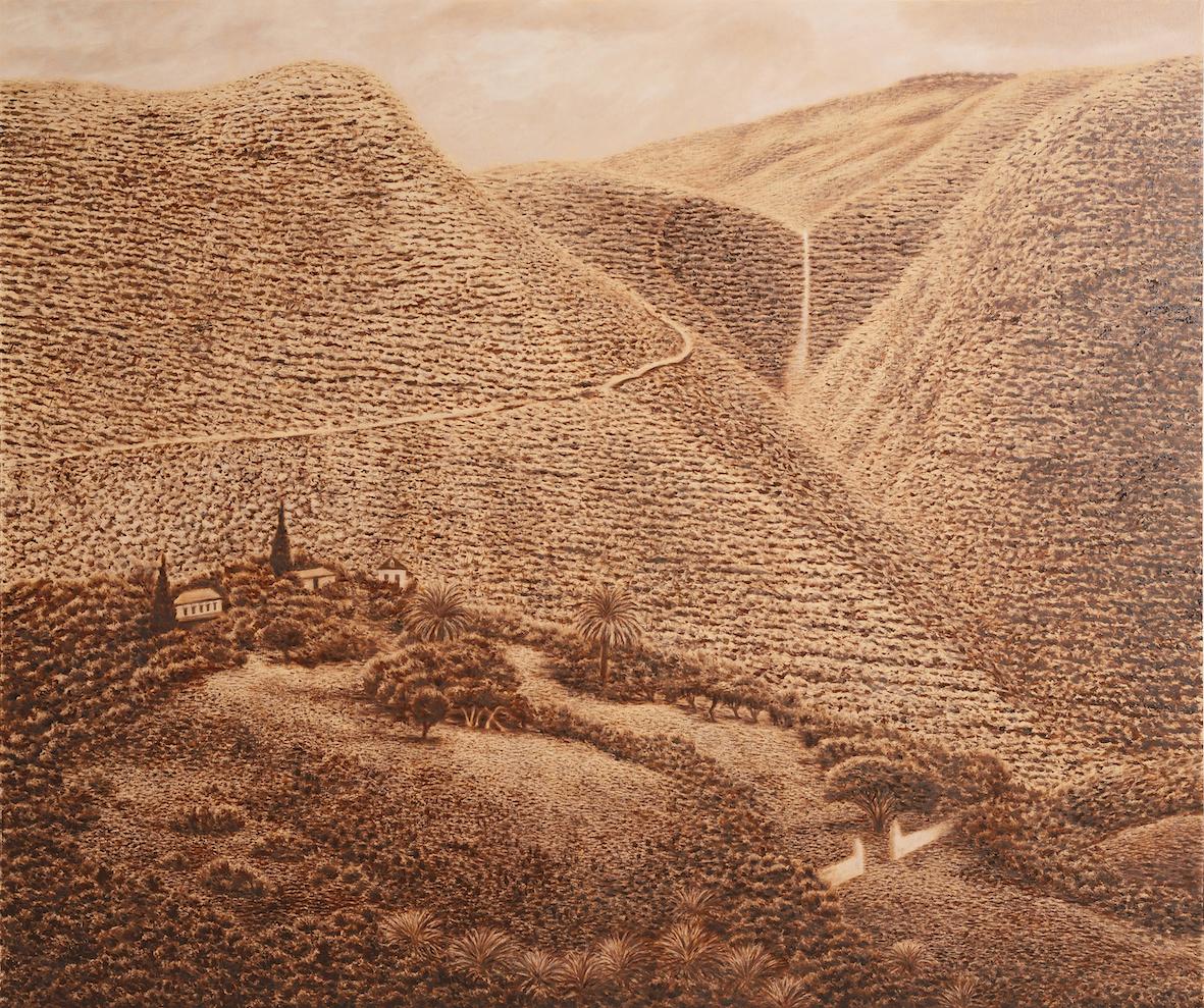 AMilesGallery's tweet image. Vicarious Visit from Johanna Pegler's Bathysphere. A striking &amp;amp; mysterious painting in her oeuvre. Ends Sat at 4.