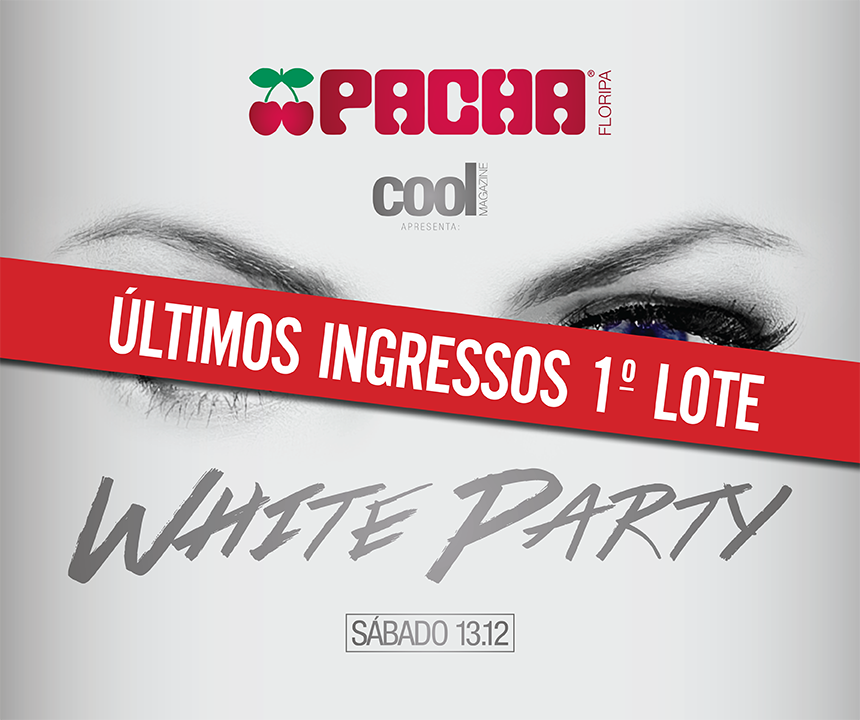 PachaFloripaMP's tweet photo. É neste sábado a White Party Pacha! Últimos ingressos no 1º Lote. Não fique de fora: http://t.co/bKF0kccS8Y http://t.co/TQGcydmg6n