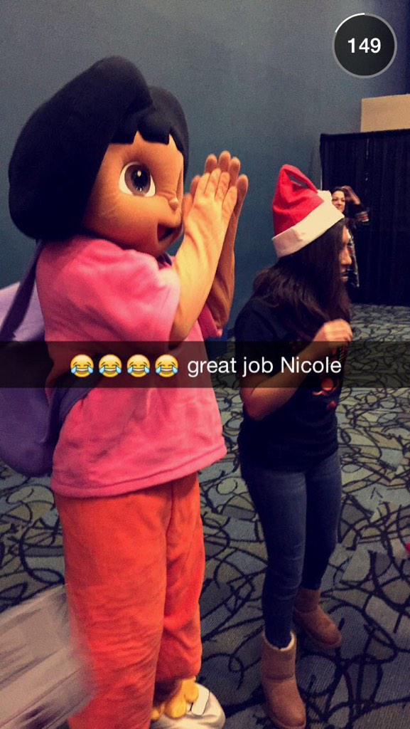 NikBzlr's tweet photo. I was Dora today ππ #TypicalHispanic http://t.co/ZR36FMXkcc