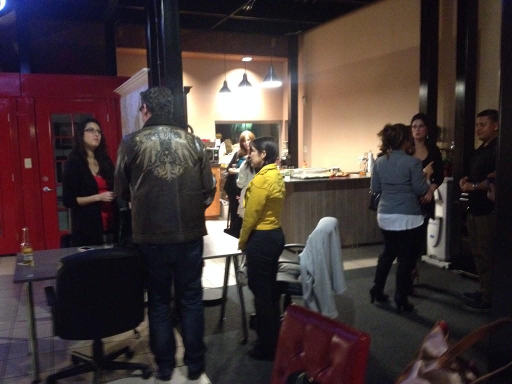 ReadTheSalt's tweet photo. Great mixer at @MIYBSpaces with #SMYP http://t.co/1rFGIcyL5i