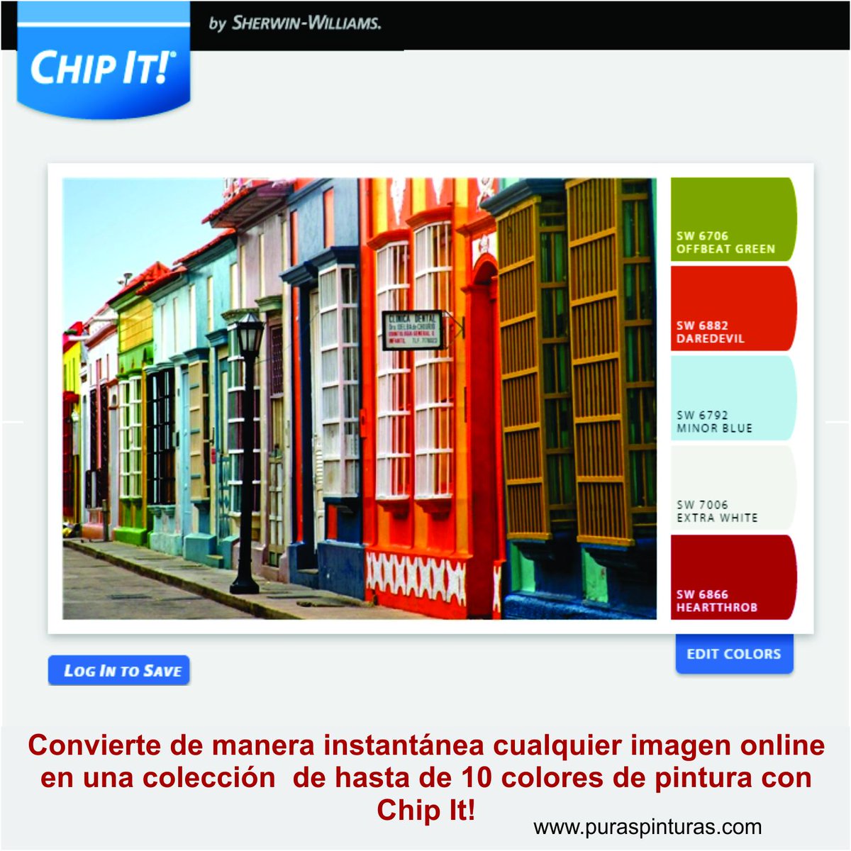 ElNacionalWeb's tweet photo. Con la herramienta Chip It! de @PinturaPura puedes convertir cualquier imagen en una colección de hasta 10 colores http://t.co/ZztZhw0iwu