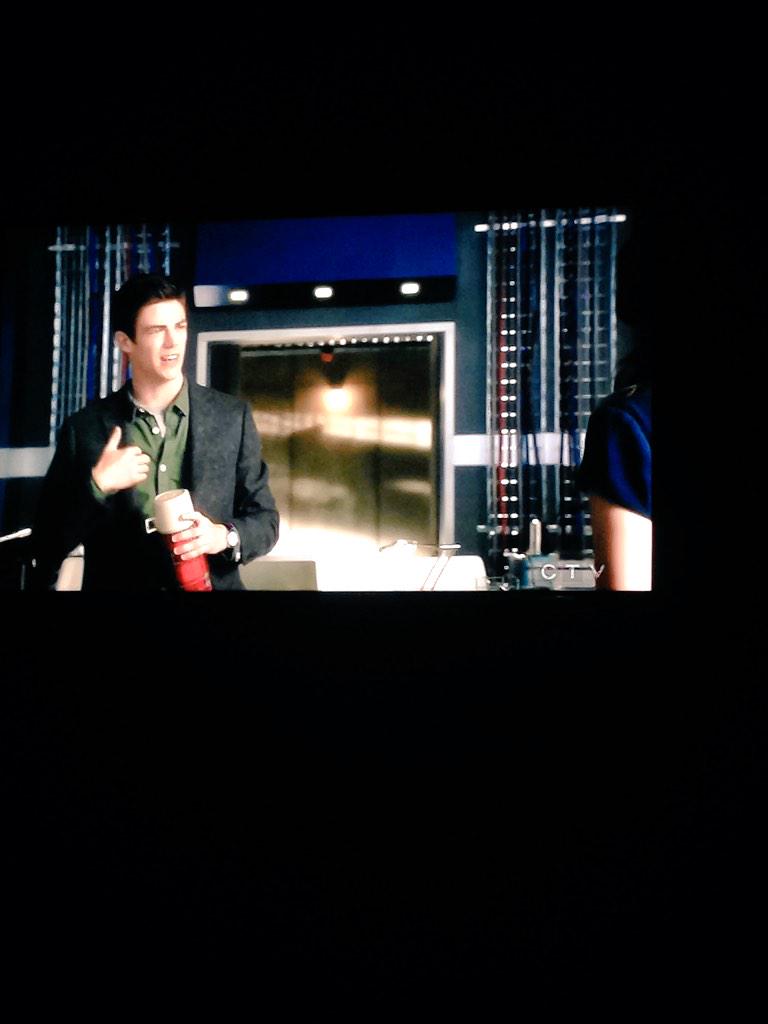 bslck's tweet photo. Finishing my bday night off w/ this exciting episode of #TheFlash !! I bet it's gonna be the best one ;) @grantgust http://t.co/gQi5n5gzzf