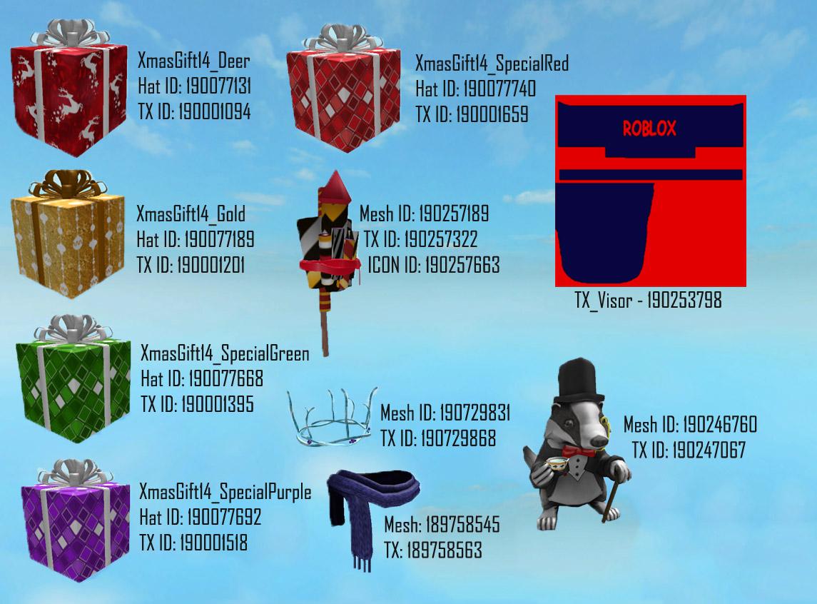 ROBLOX LEAKS FTW on X: The rest of the gift IDs  / X