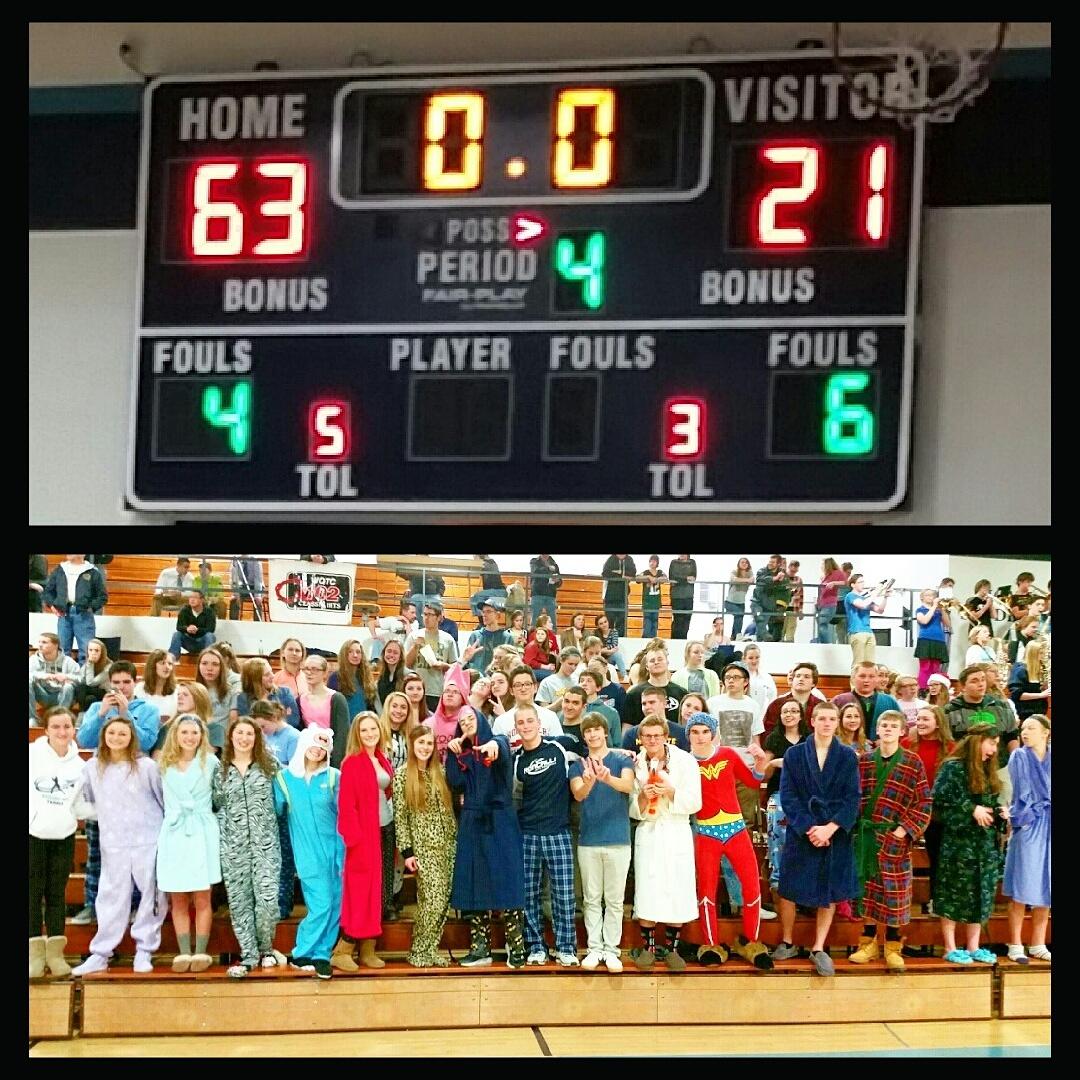 StudentGovRHS's tweet image. GREAT GAME BOYS👏👍🏀