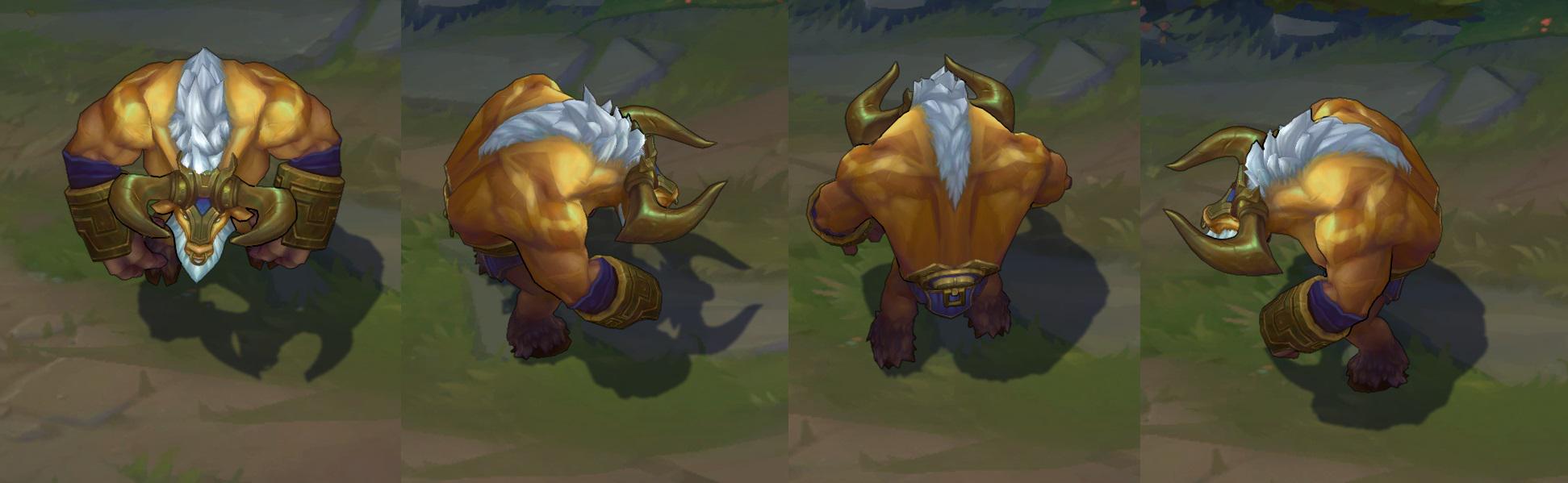 moobeat on X: "Golden Alistar update - front, turnaround, old vs new #PBE  http://t.co/WXCObnT2YG" / X