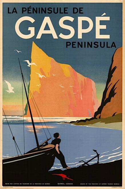 We didn’t see this before we travelled the Gaspe! @MinotaurCrea: romantic and epic travel paintings of the 1920s.
