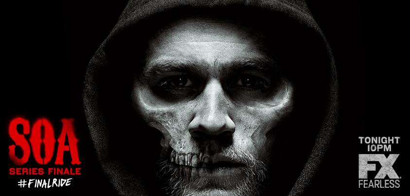 After 7 Seasons, the #SOAFinale airs tonight at 10PM on FX. Will you be watching? #FinalRide