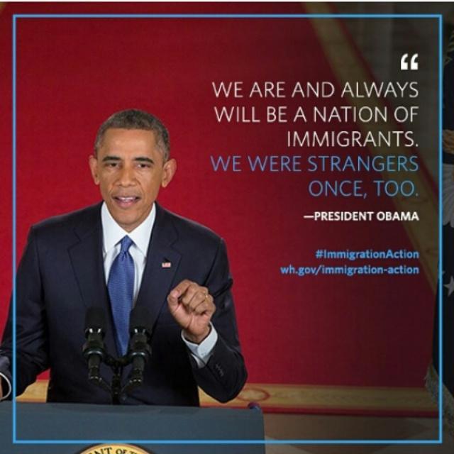 undocumedia's tweet photo. We are always will be a #nation of #immigrants. We were strangers once too. #PeopleForget #SeLesOlvida #7Million2Go http://t.co/Beb1Q4Nuq4