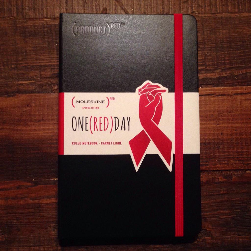 williestover's tweet photo. I got my @RED Moleskine journal today #OneREDDay http://t.co/Rn7WjwOgJC