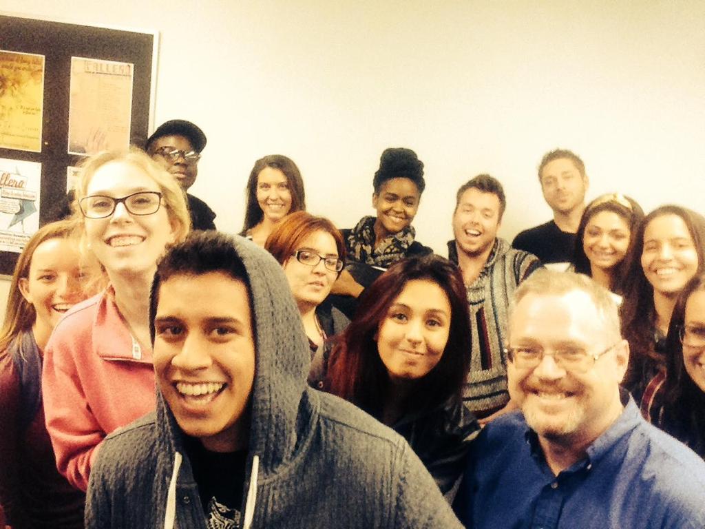 Last day of class! This picture is dope! Shout out to the coolest Professor! <a href="/profpate/">Professor Pate</a>