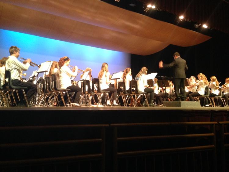 Bay View 8th Grade Band concert tonight. #proudprincipal