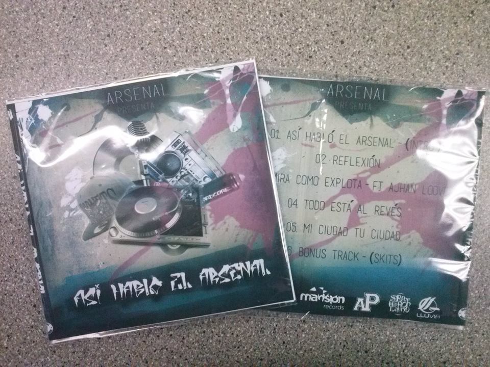 Más temprano que tarde, #AsíHablóElArsenal en formato físico!
@AngeloPouwP <a href="/NATURAL_CREW/">STN CREW</a> <a href="/LLUVIAPROMOTOR/">LLuvia promotor</a> <a href="/NukeProduce/">Nuke Produce</a>