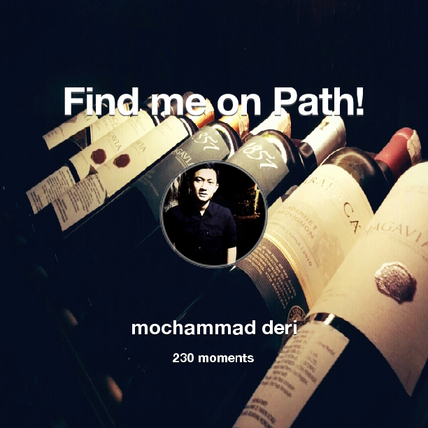 mderi_666's tweet photo. I've shared 230 memories with my friends on #Path - see them now at http://t.co/k4UEZIoWed! #thepersonalnetwork http://t.co/mw1IOcj6ti
